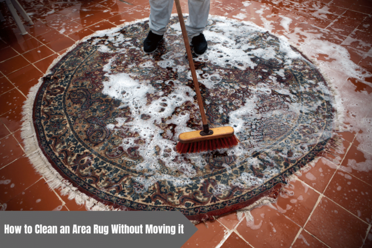 How to Clean an Area Rug Without Moving it